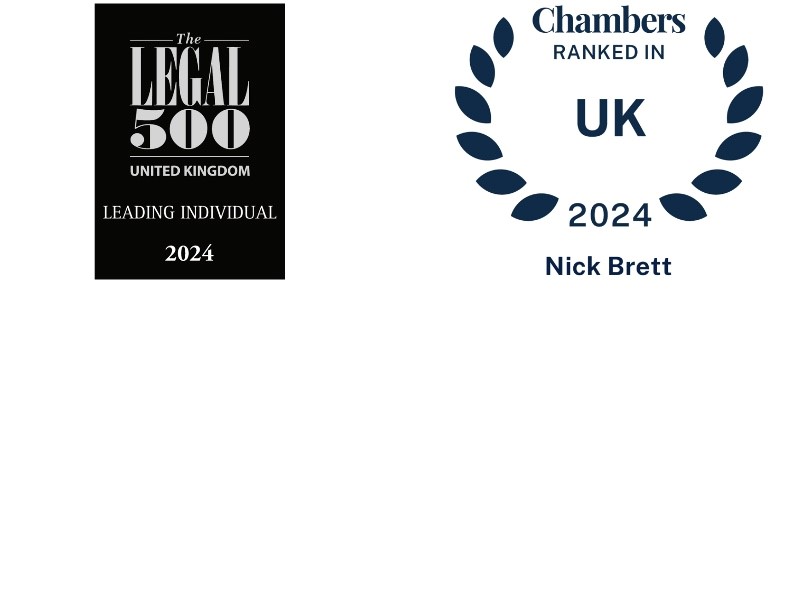 Legal 500 Recommended Lawyer and Chambers Leading Individual logo.
